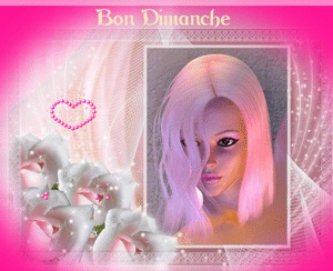 Gif animé Bon dimanche femme